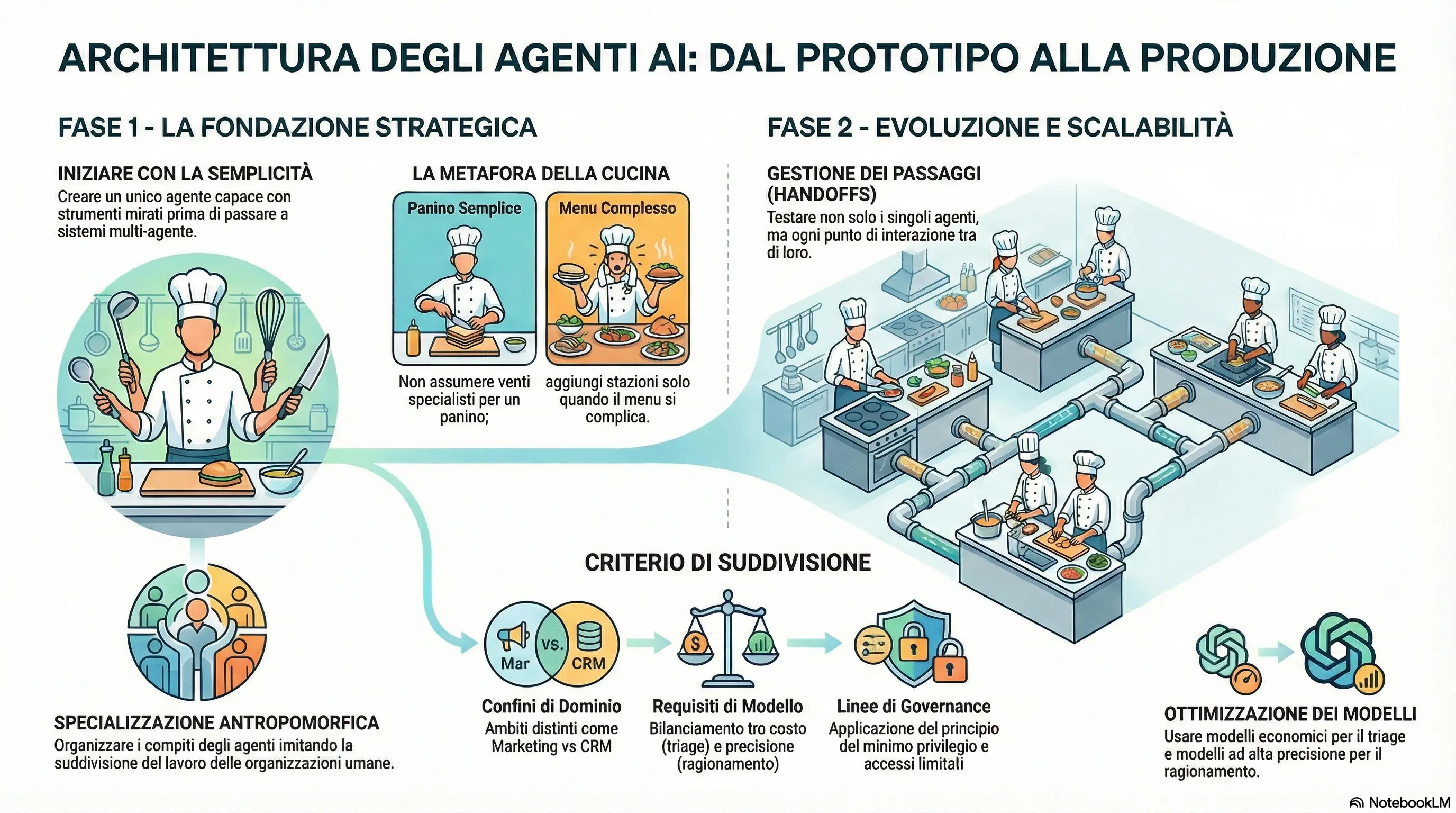 Architettura e specializzazione degli Agenti AI