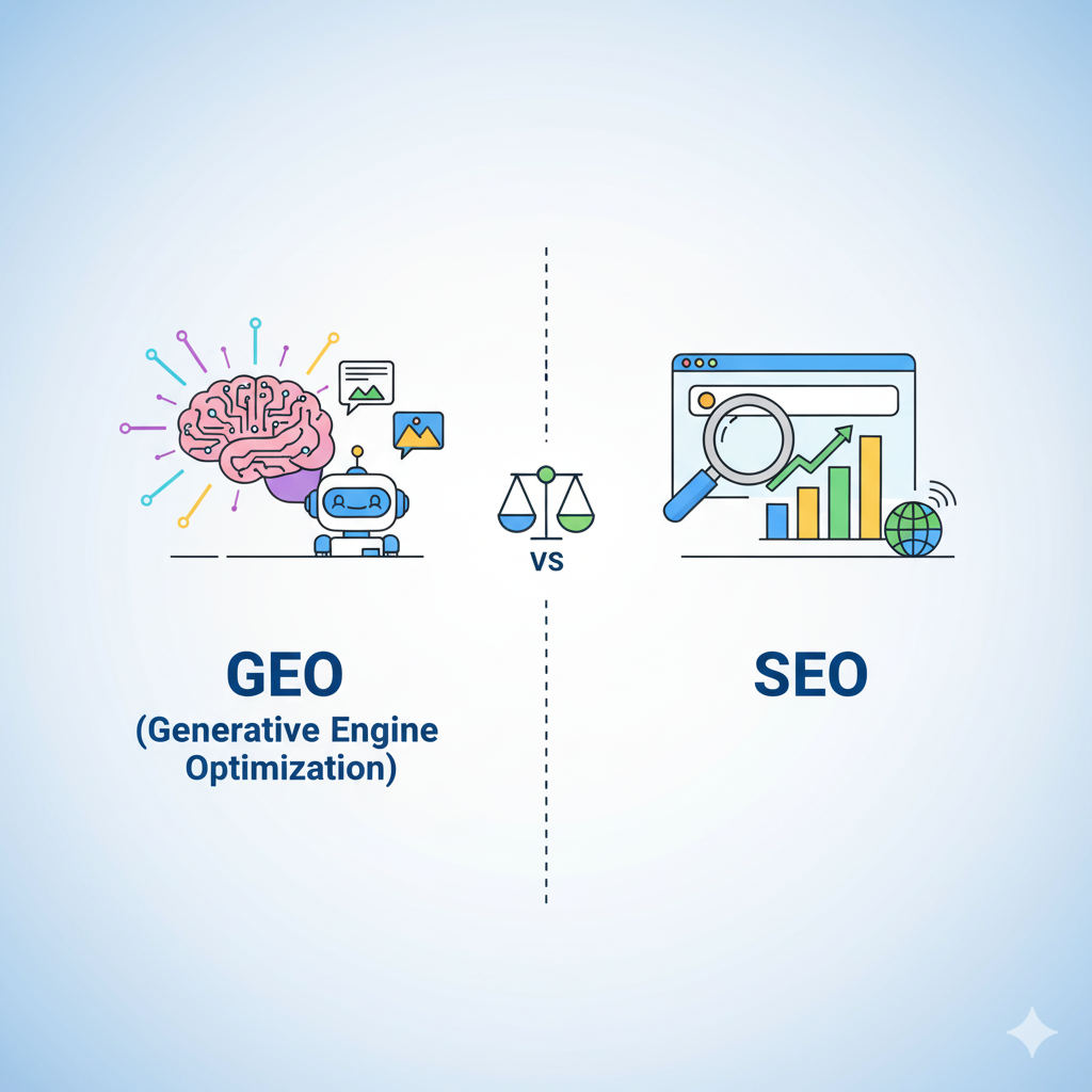 GEO vs SEO: Il futuro dell'ottimizzazione dei contenuti nell'era dell'AI