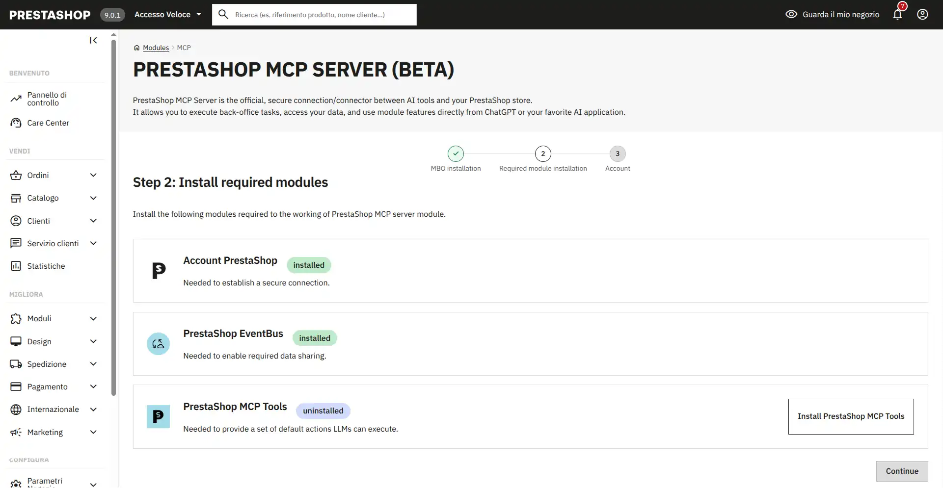 Modulo Prestashop MCP Server