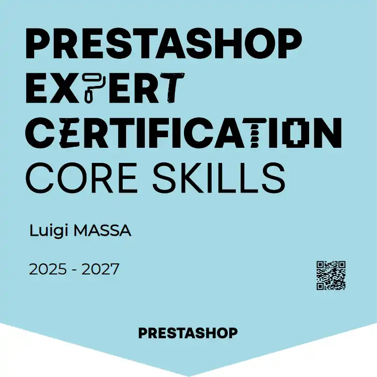 Certificazione PrestaShop Developer Core Skills